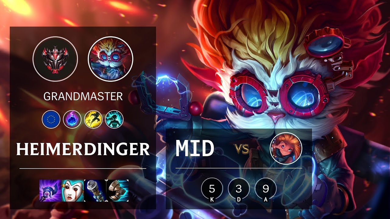 Heimerdinger Mid vs Zoe - EUW Grandmaster Patch 10.13