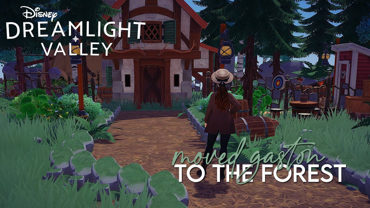 Disney Dreamlight Valley MOVED GASTON TO THE FOREST OF VALOR Speed