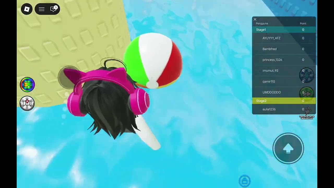 Pertama ngonten Roblox! Hehehehehe😁