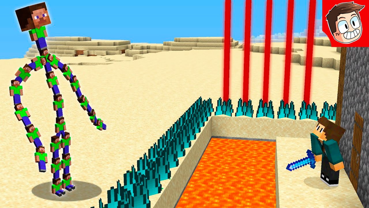 100 HACKS de Construção Contra CRIATURAS BIZARRAS!