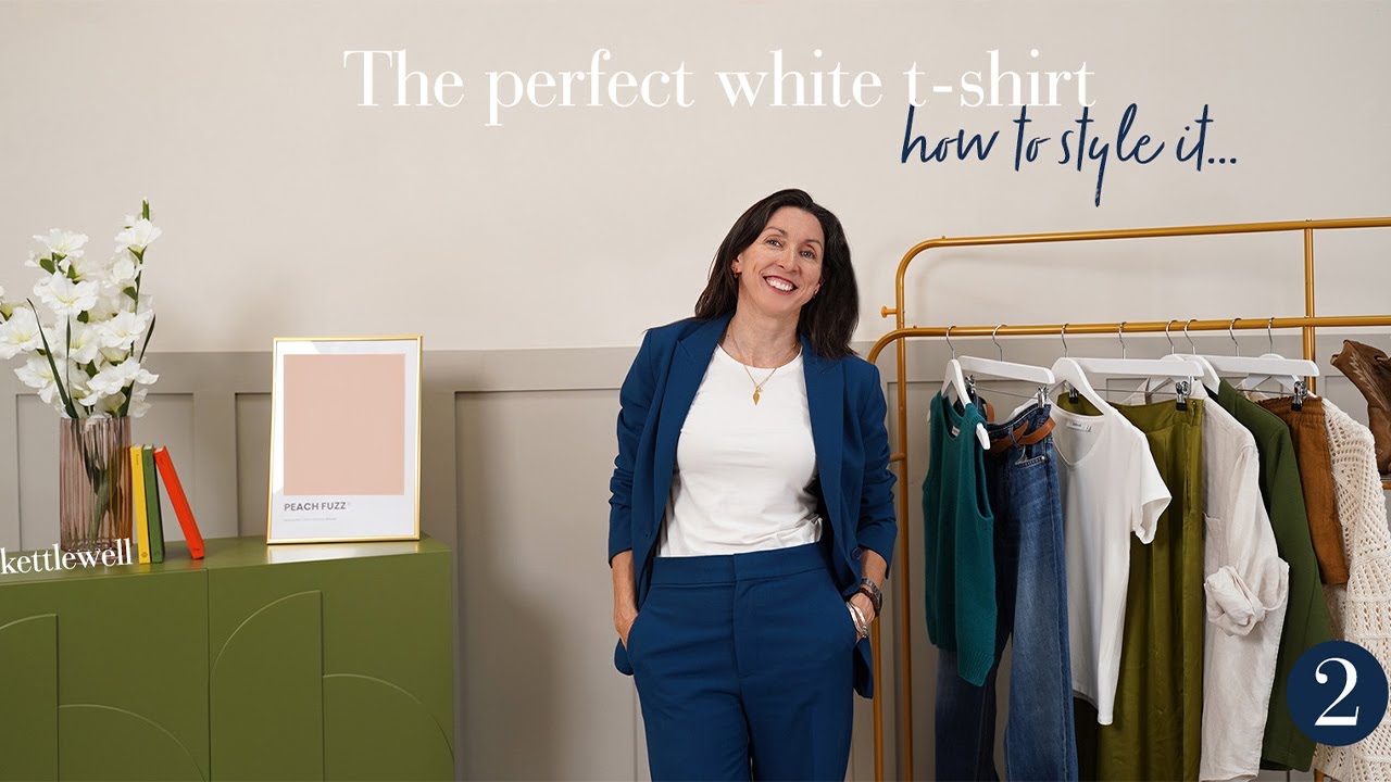 How to style the perfect white t-shirt |  PT2 6 white t-shirt outfit ideas