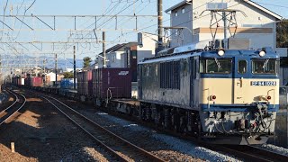 3075レ　EF64-1028牽引　東田子の浦駅通過
