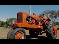 Rarely seen 1955 allis chalmers wd45 this one runs on lp fuel