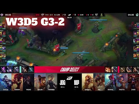 NIP vs JDG - Game 2 | Week 3 Day 5 LPL Summer 2024 | Ninjas in Pyjamas vs JD Gaming G2 full
