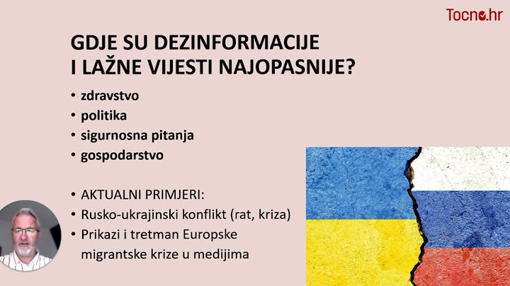 TOČNO - Modul 1: Uvod u dezinformacije i medijsku pismenost