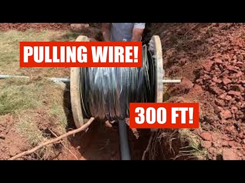 Pulling Wire in 300' of Conduit!