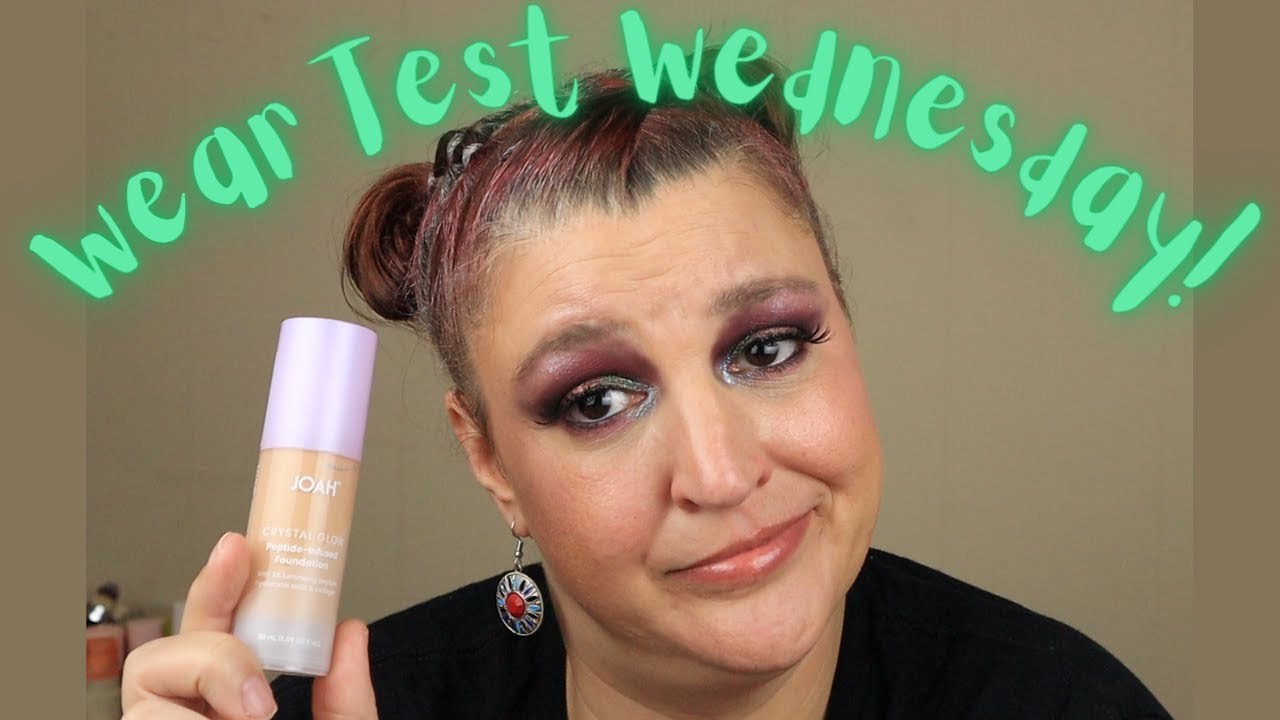 Wear Test Wednesday With Joah Crystal Glow Peptide Infused Foundation! 