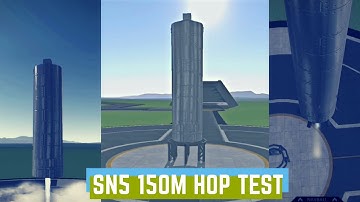 How to Make SN5 ROCKET | 150m Hop Test | Simplerockets 2 Mobile