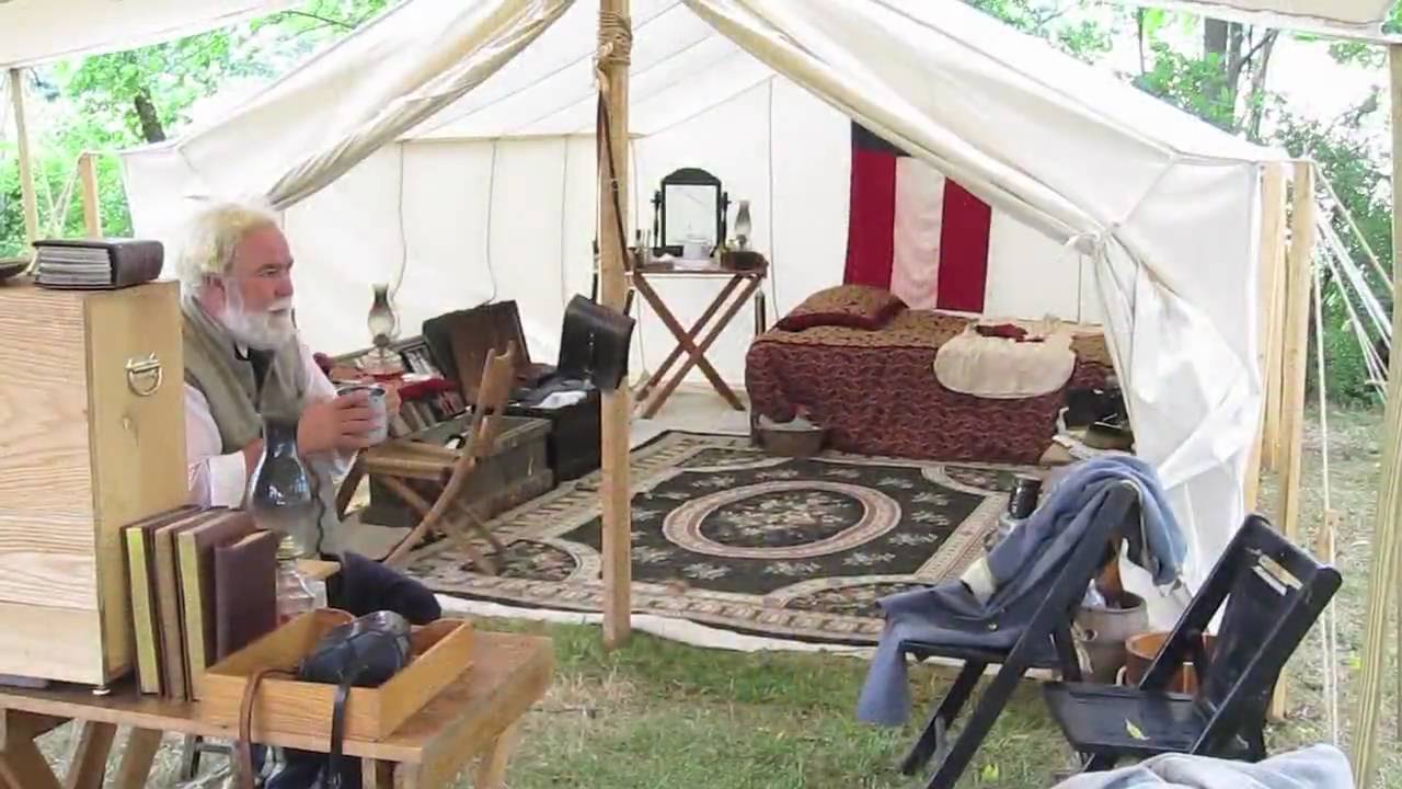 Rose Hill Manor Civil War Camp with General Lee