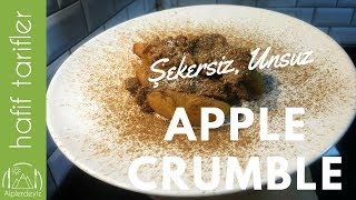 Unsuz Şekersiz Diyet Elmalı Tart Hafif Tarifler