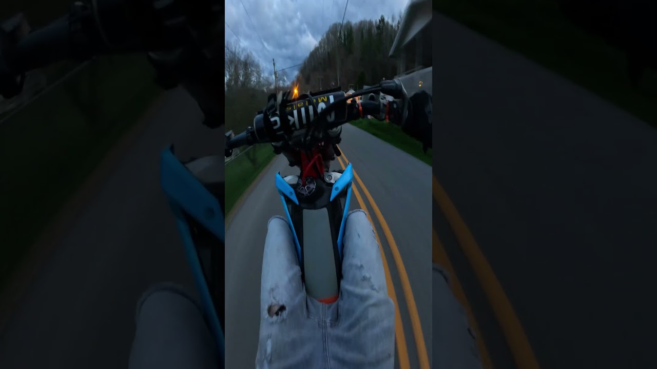 Езда на заднем колесе ЦЕЛЫЙ ДЕНЬ!