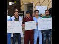 وقفة سلمية في مدينة إدلب احتجاجا على استهداف الكوادر الطبية