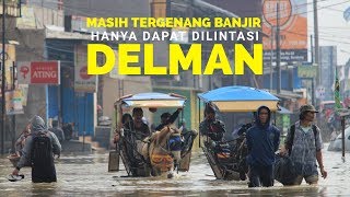 Banjir Putus Jalan Dayeuhkolot-Banjaran, Hanya Delman yang Bisa Melintas