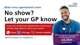 No show? Let your practice know
