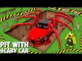 I found SCARY BURIED MONSTER TOYOTA SUPRA in Minecraft ! DEADLY SECRET CAR !