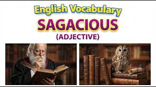 2370) Sagacious –  Word Meaning, word use,  Synonyms & Antonyms  |  English vocab builder