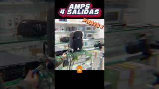 AMPLIFICADORES 4 SALIDAS CONEXIONES