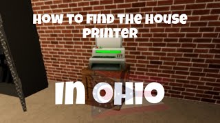 How to find the house money printer
