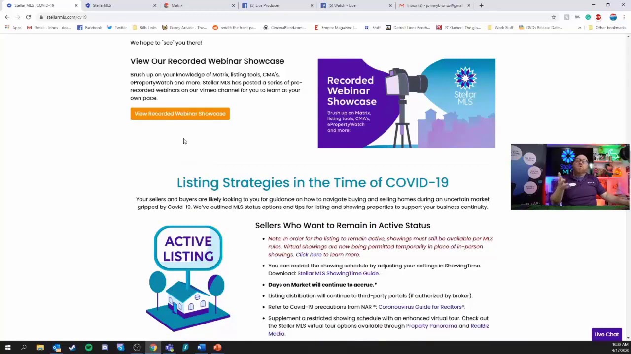 Stellar MLS Virtual Options COVID 19 YouTube