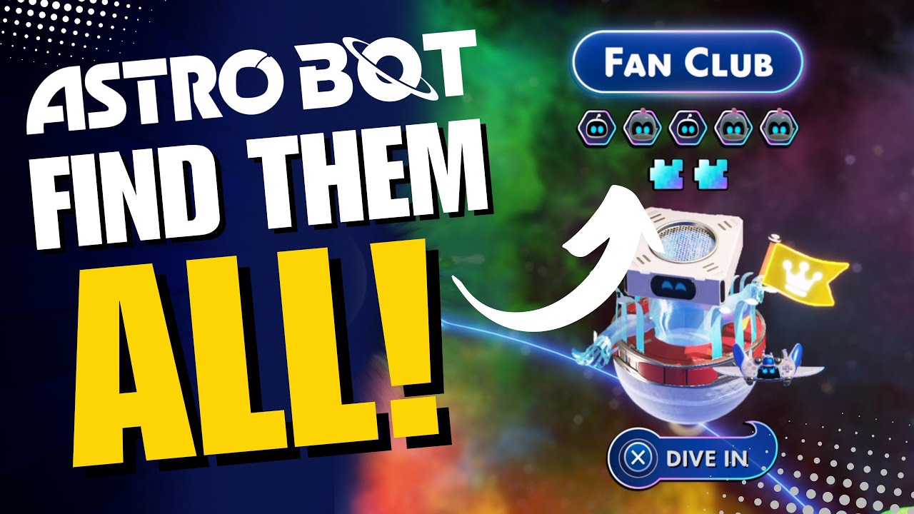 🤖 Find All Collectibles! - Astro Bot Fan Club 100% Guide