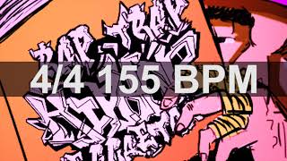 🔴 155 BPM Hip Hop Trap Drum Metronome