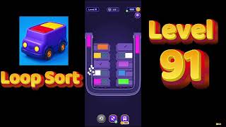Famous Loop Sort Level 91 Walkthrough 🚚🧩 | Truck Puzzle Game | Solutionguruji Net Worth