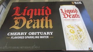 Liquid Death Cherry Obituary Sparkling Water