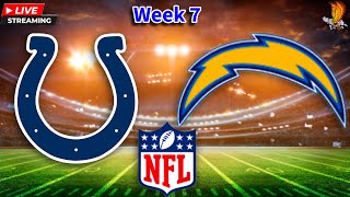 Indianapolis Colts vs Los Angeles Chargers: NFL LIVE Week 7 Play by Play and Watch Party
