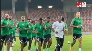 Super Eagles first training session in Abuja for Black Stars of Ghana 1st leg
