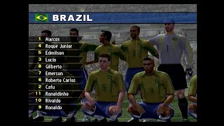 PS2 World Soccer Winning Eleven 6 FE 2002 Korea/Japan World Cup Group C Brazil VS Turkey