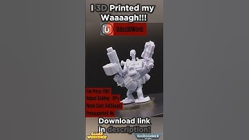 3D Printed your own #Ork Waaaaghh!