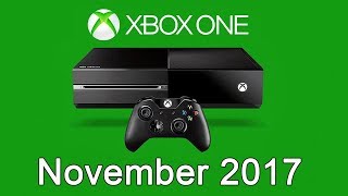 XBOX ONE Free Games - November 2017