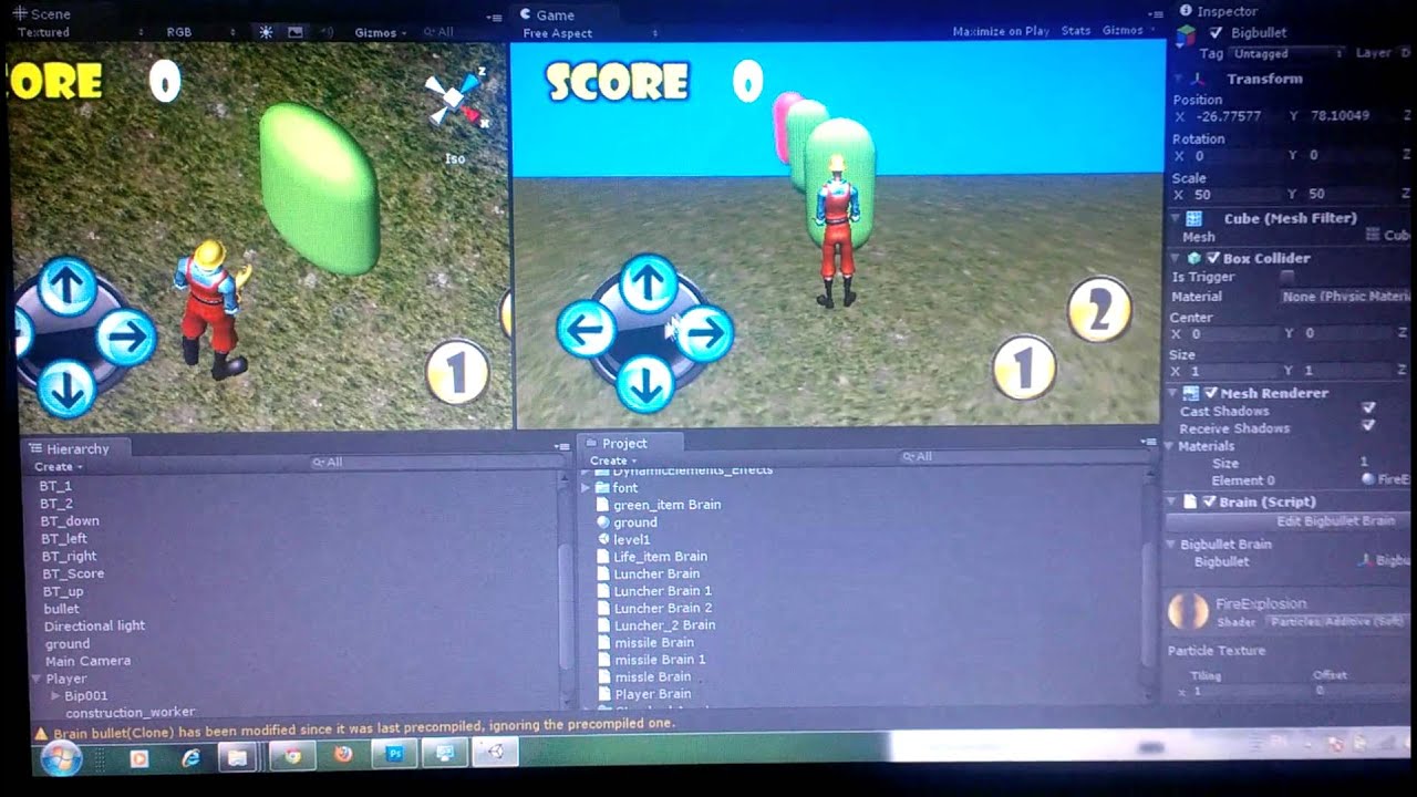 Test Touch system mobile in Unity 3d - By Jay kiqz - YouTube