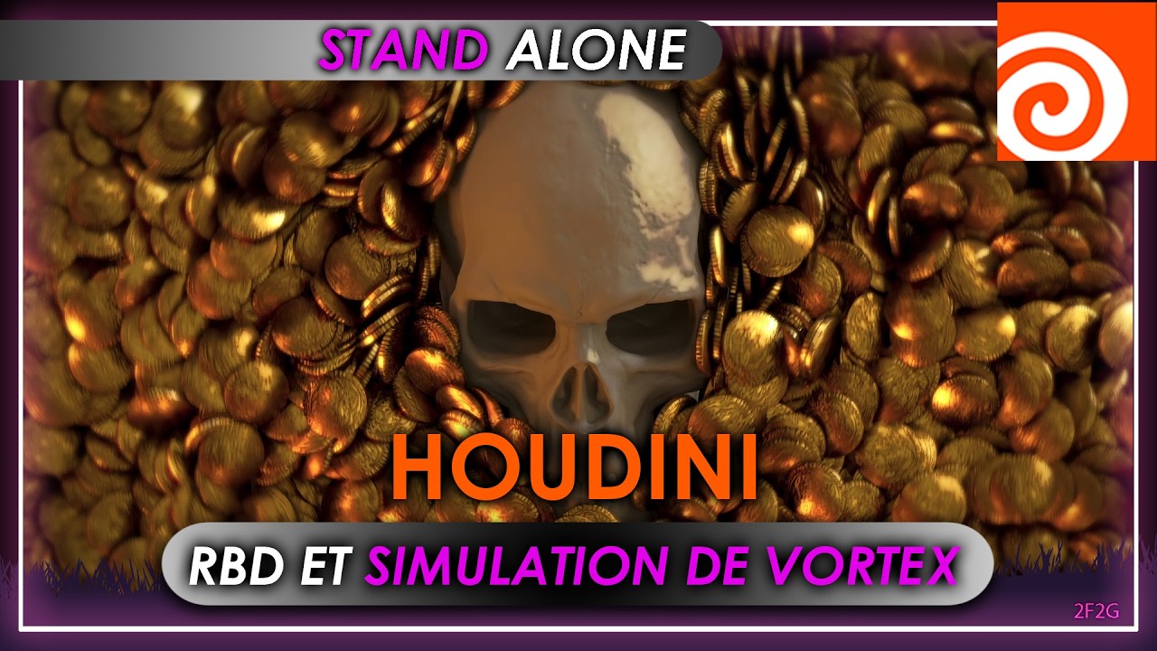 Houdini FR : Simulation RBD et VORTEX ! - [Stand Alone] - YouTube
