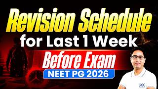 Last 7 Days Strategy for NEET PG | Final Revision Plan for NEET PG | NEET PG Last Minute Revision