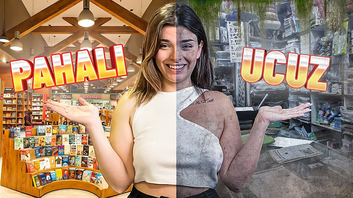 UCUZ VS PAHALI KIRTASİYE ALIŞVERİŞİ