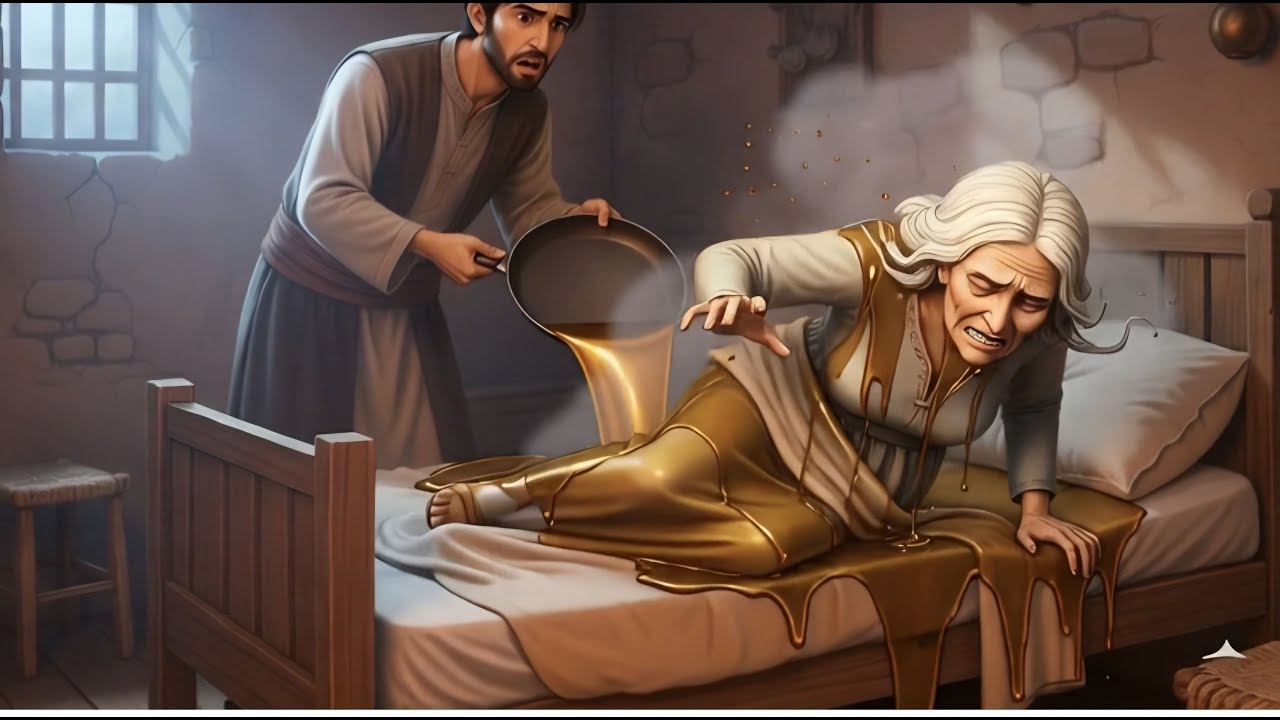 سكب الزيت المغلي على أمه وهي نائمة ليرضي زوجته، فجاءه العقاب أغرب من الخيال!