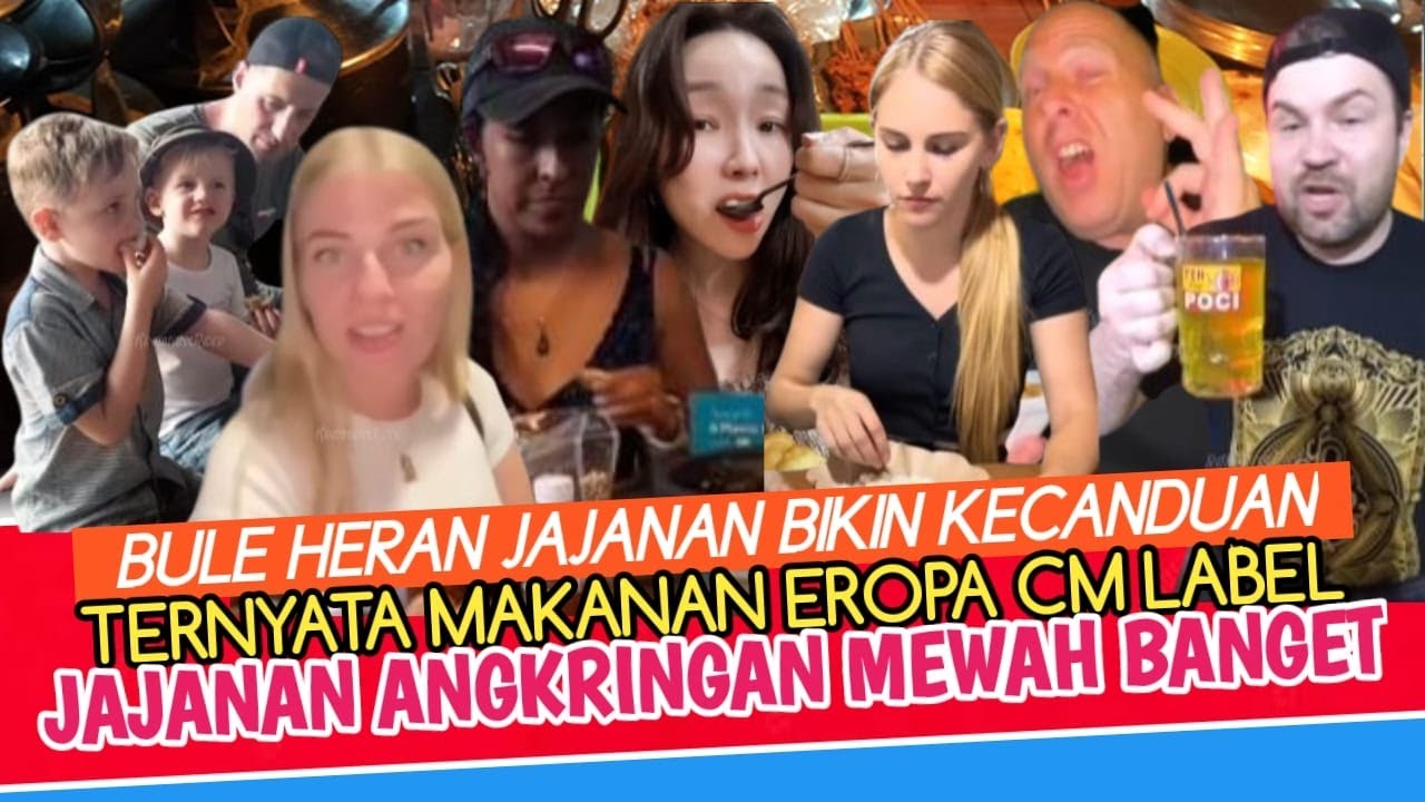 BUSED ! BULE KETAGIHAN JAJAN DI ANGKRINGAN PINGGIR JALAN, BARU NYADAR MAKANAN RESTO CUMA MENANG GAYA