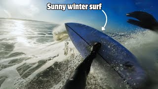 Surfing Winter Waves In France Intermediate Surfer Pov