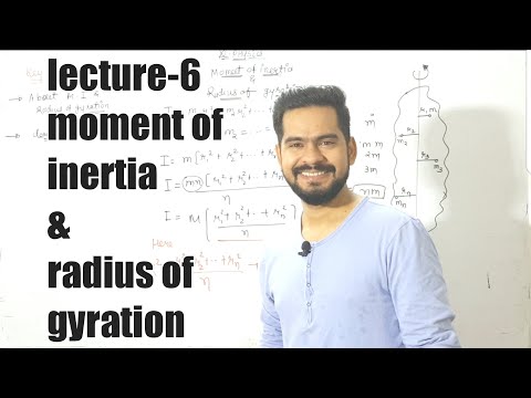 6.moment of inertia | radius of gyration | rotational motion | class 11
