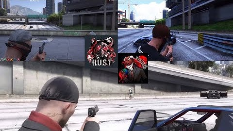 Saints SMOKE Rust 6v6 on Del Perro... (Multipov) | GTA RP