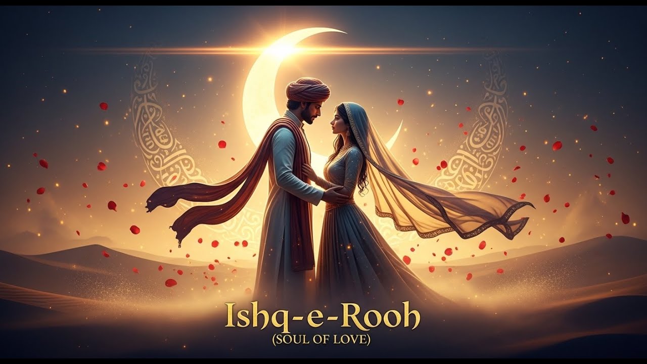 Ishq-e-Rooh (Soul of Love) | Hindi-Urdu-Arabic Fusion | AI Sufi Romantic Song