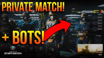 How to Create a Private Match With Bots in MW3!