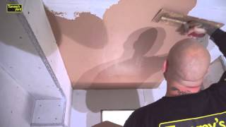 How to plaster a ceiling and wall part 1 Wealth