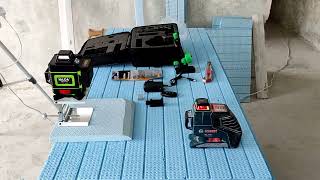 видео: Распаковка, обзор, сравнение с БОШ и проверка работы китайского лазерного нивелира HILDA 4D 16линий картинка: Распаковка, обзор, сравнение с БОШ и проверка работы китайского лазерного нивелира HILDA 4D 16линий