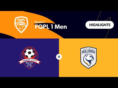 FQPL 1 Men Round 11 - Robina City vs Capalaba FC Highlights — football highlights