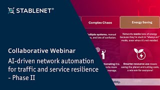AI-driven Network Automation for Traffic & Service Resilience: A Special Collaborative Webinar