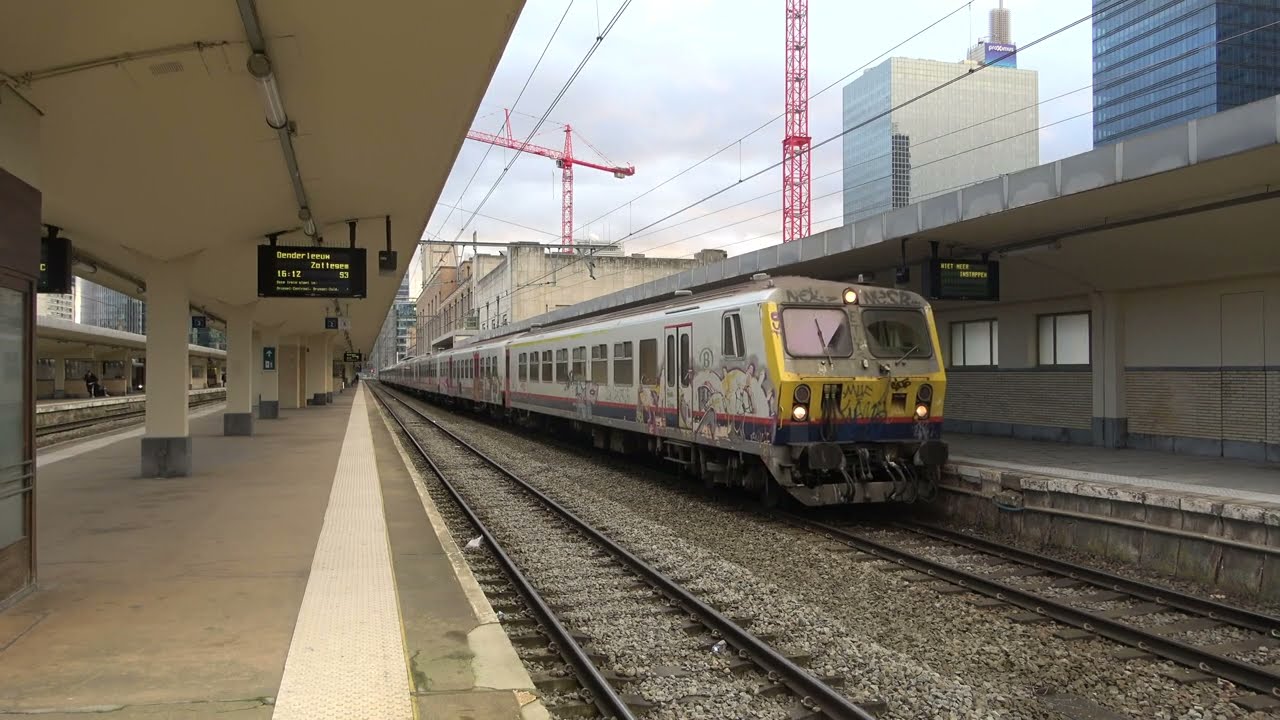 Treinen in Brussel, Schaarbeek en Oostende/Trains à Bruxelles, Schaerbeek et Ostende 22-11-2024