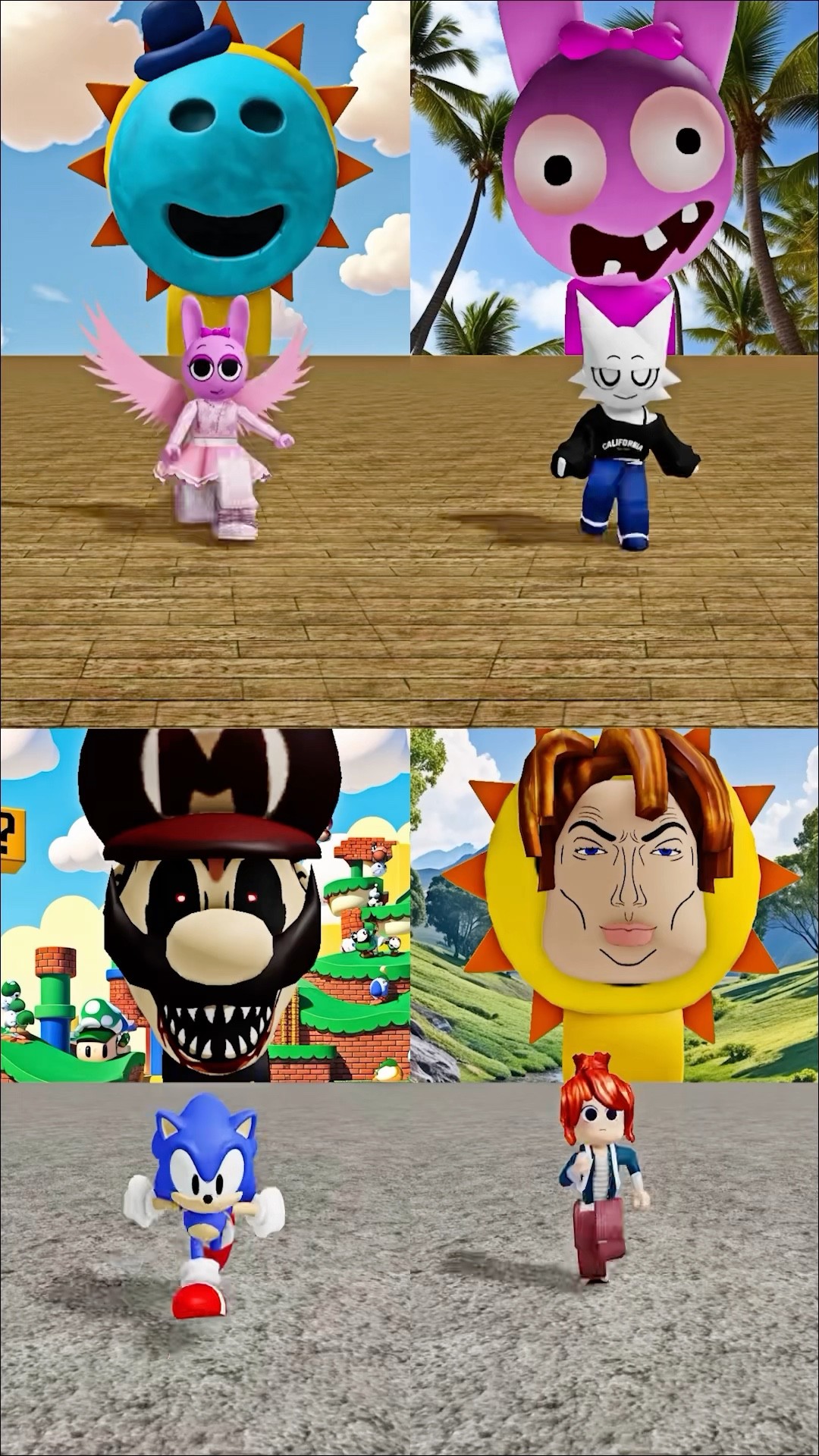 Mr Sun I Love You 3 #sprunki #incredibox #sonic #mario #doey