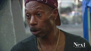 Follow along with man looking for place to live after first homeless sweep under Denver's new mayor